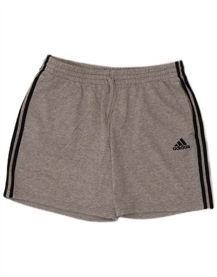 ADIDAS Pantalones cortos deportivos para hombre XL Gris Algodón