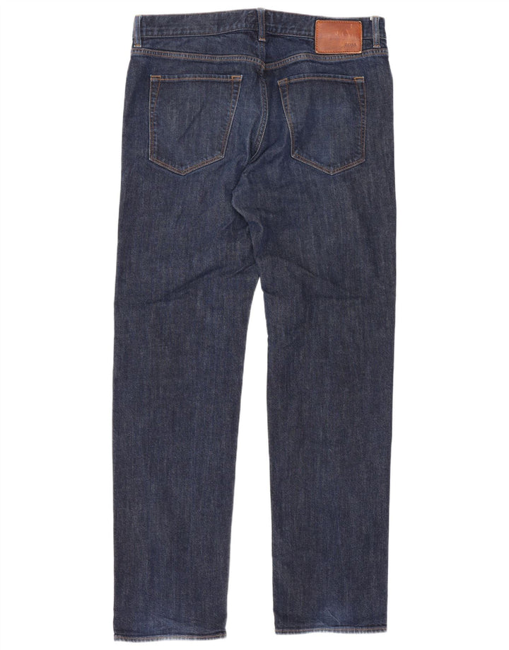 Vaqueros Hugo Boss Hombre Rectos W36 L33 Azul Marino