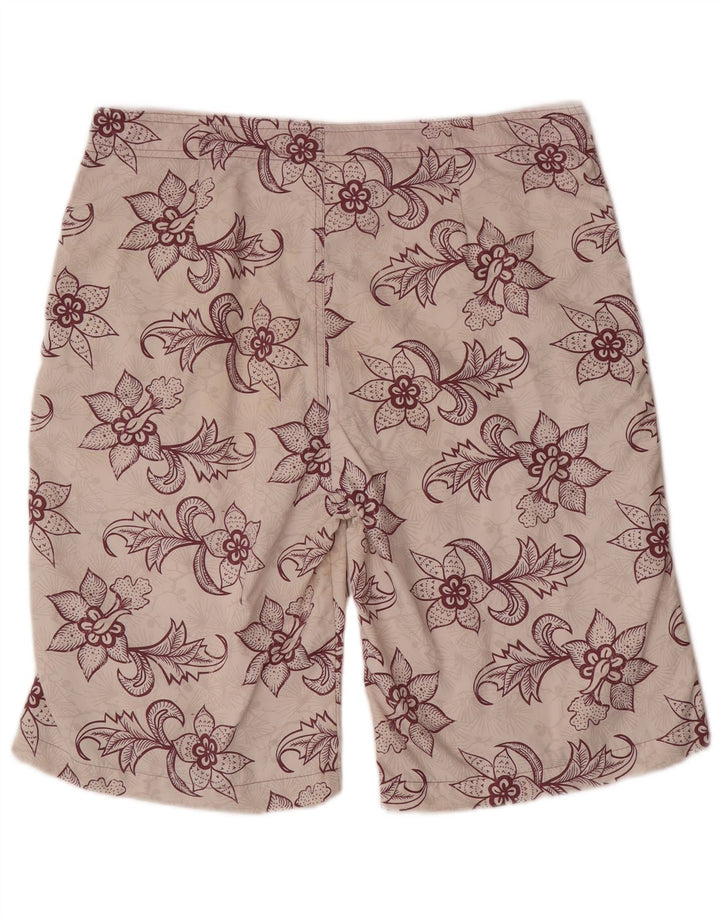 Champion Bañador para hombre, talla grande, color blanco roto, floral