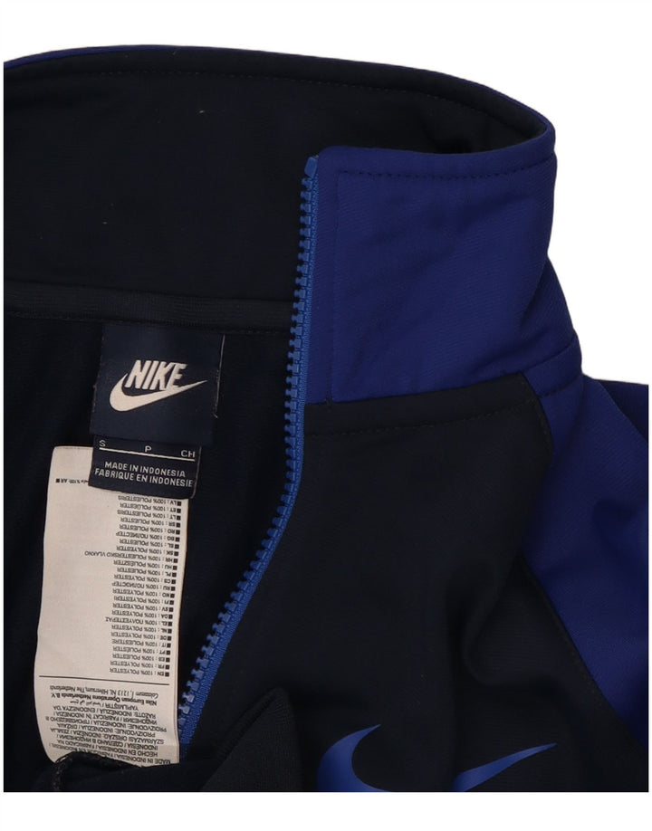 Nike - Chaqueta de chándal para hombre, talla pequeña, color azul marino, poliéster