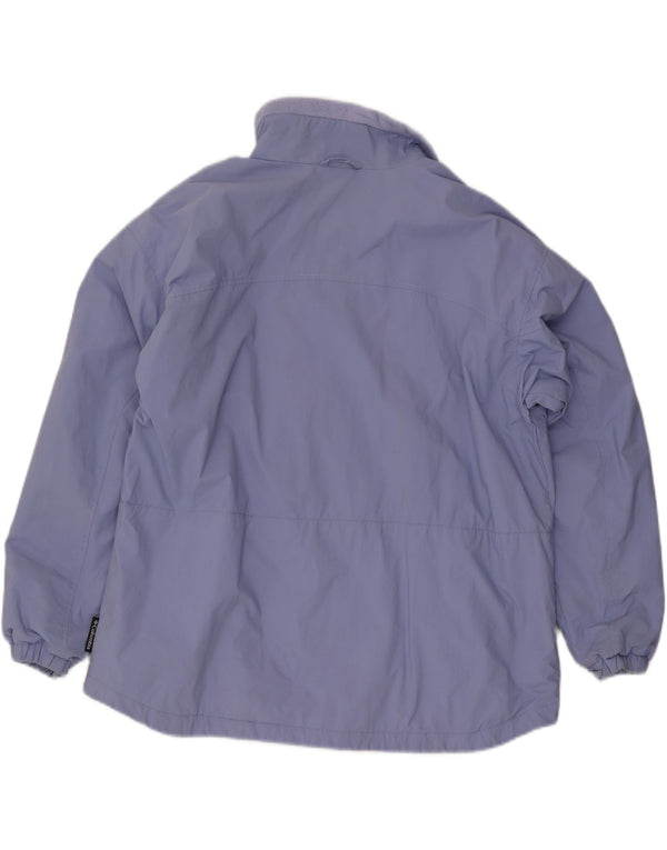 Columbia Chaqueta Cortavientos Extragrande para Mujer UK 40 XL Nylon Púrpura