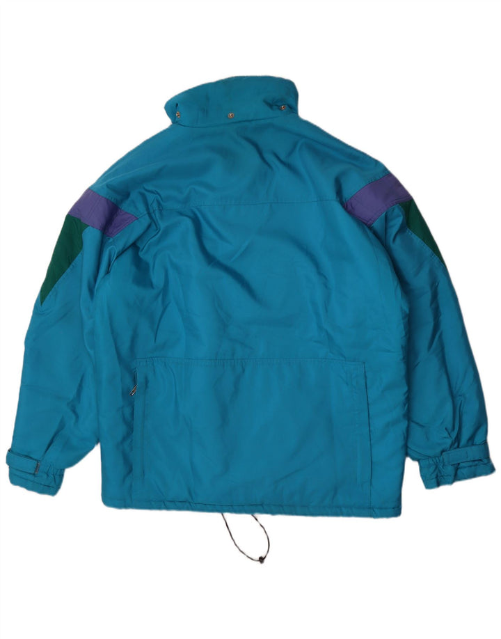 Sergio Tacchini Chaqueta de esquí para hombre UK 42 XL Azul Colorblock