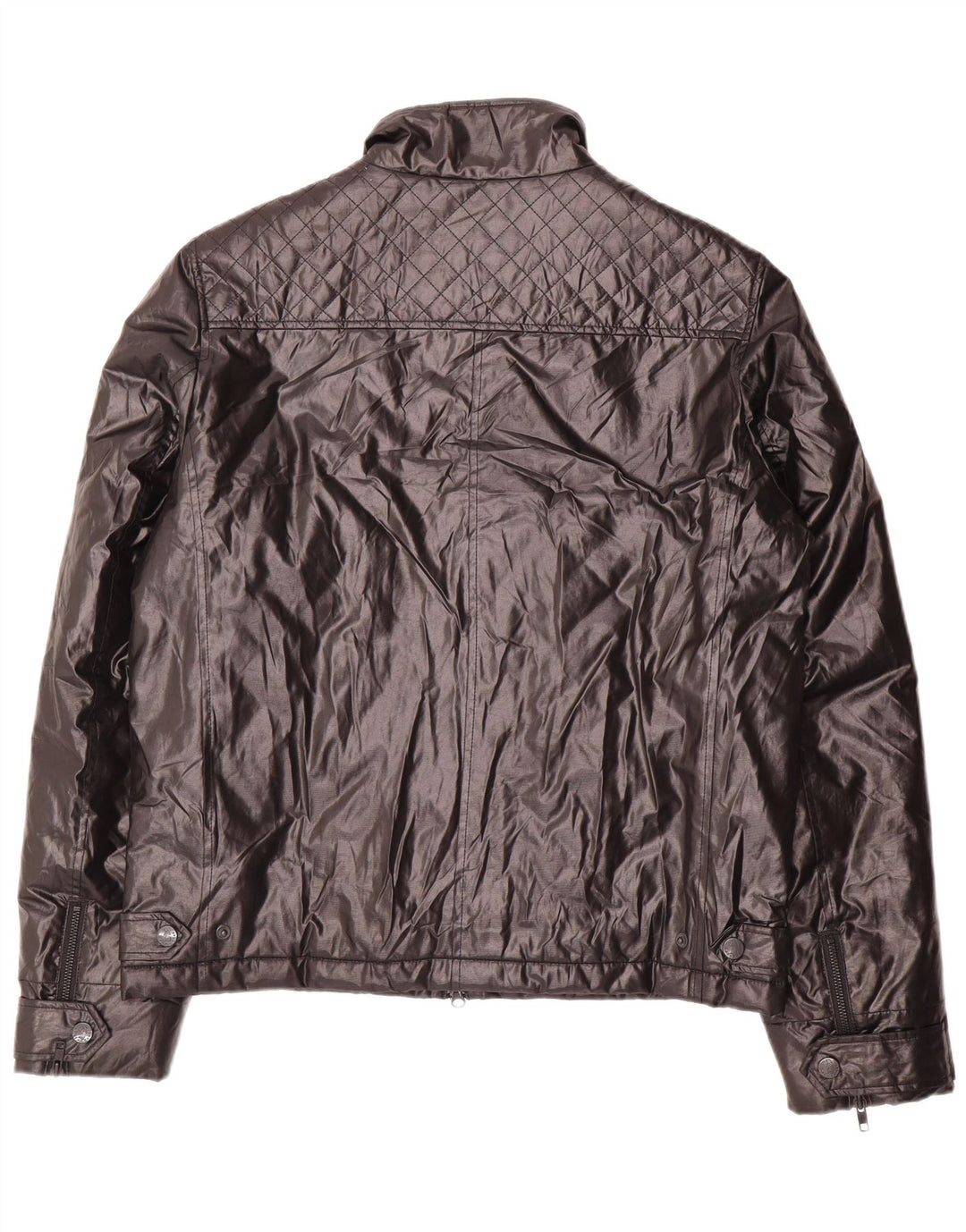 Refrigue Chaqueta Bomber Acolchada para Hombre UK 40 Grande Poliéster Negro