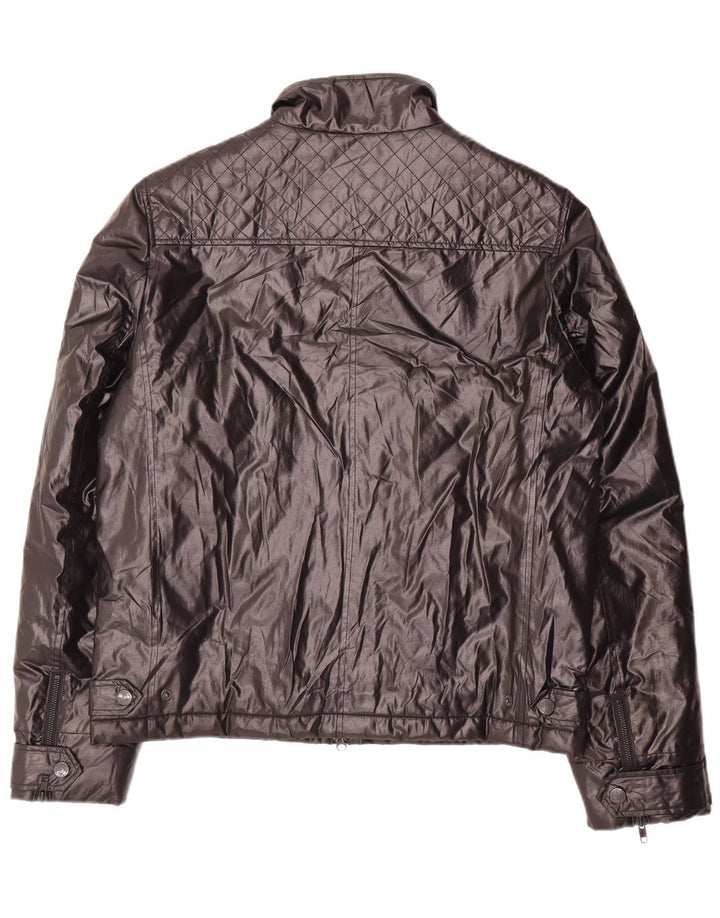 Refrigue Chaqueta Bomber Acolchada para Hombre UK 40 Grande Poliéster Negro