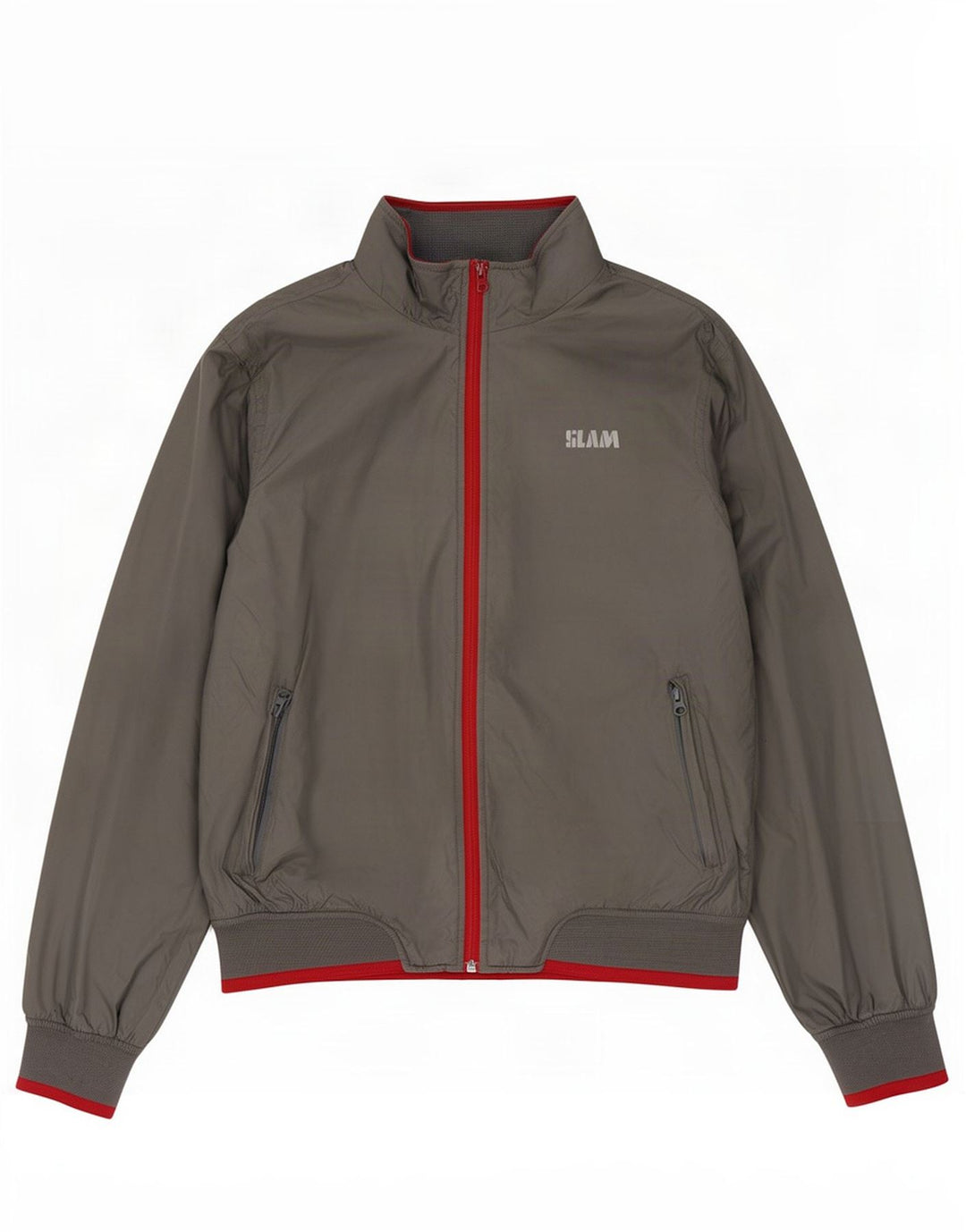 Slam Mens Regular Fit Chándal Top Chaqueta UK 36 Pequeño Gris Poliéster