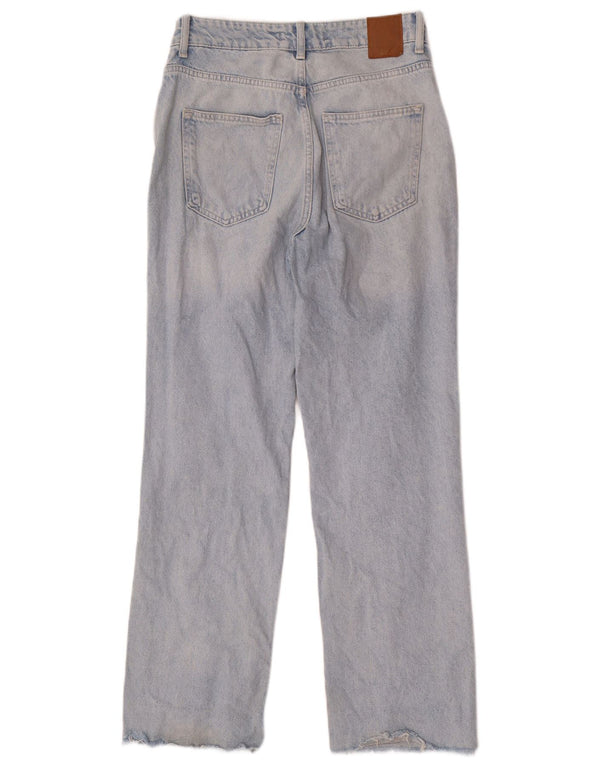 Zara Jeans Rectos Mujer EU 38 Small W28 L29 Algodón Azul