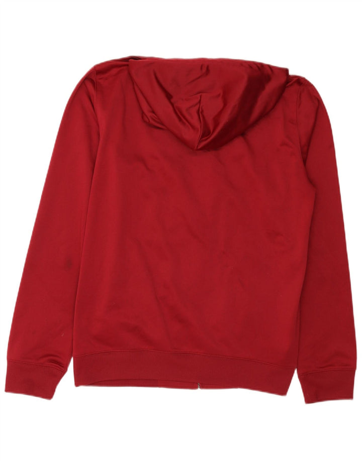 Carhartt - Sudadera con capucha y cremallera para mujer, talla 40, poliéster rojo grande