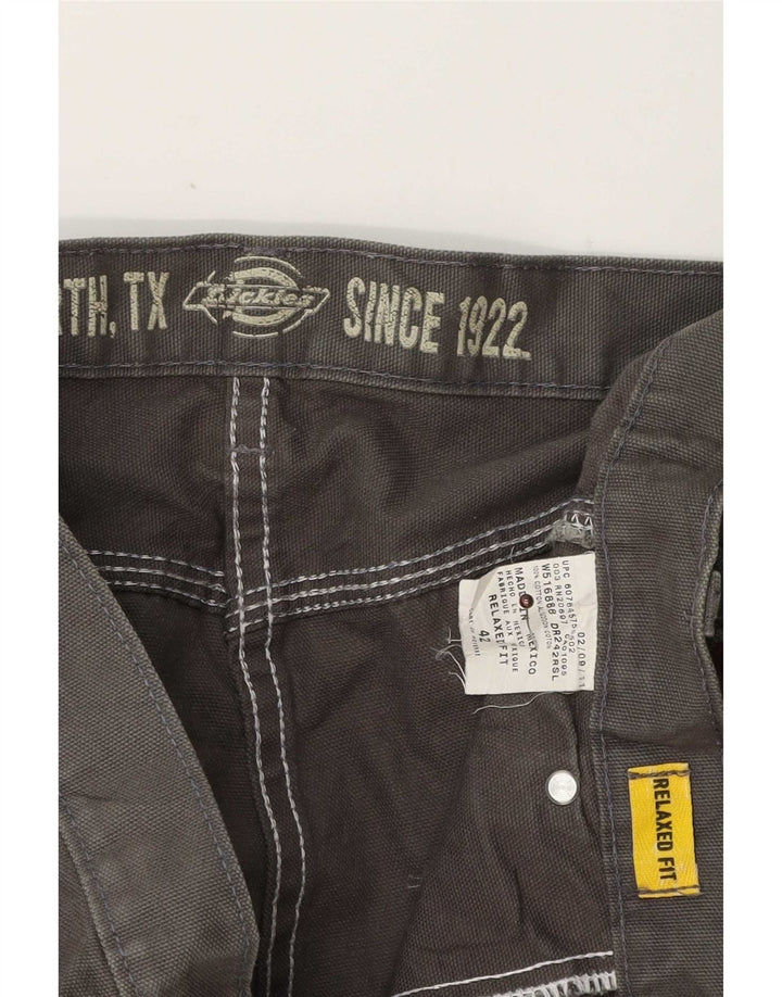 Dickies Pantalones cortos cargo de ajuste relajado para hombre W42 2XL Algodón gris