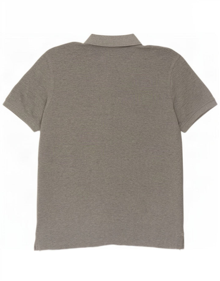 Canterbury Polo para hombre grande gris