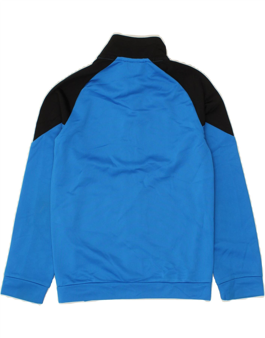 PUMA Boys Graphic Tracksuit Top Jacket 7-8 Years Small  Blue Colourblock Vintage Puma and Second-Hand Puma from Messina Hembry 