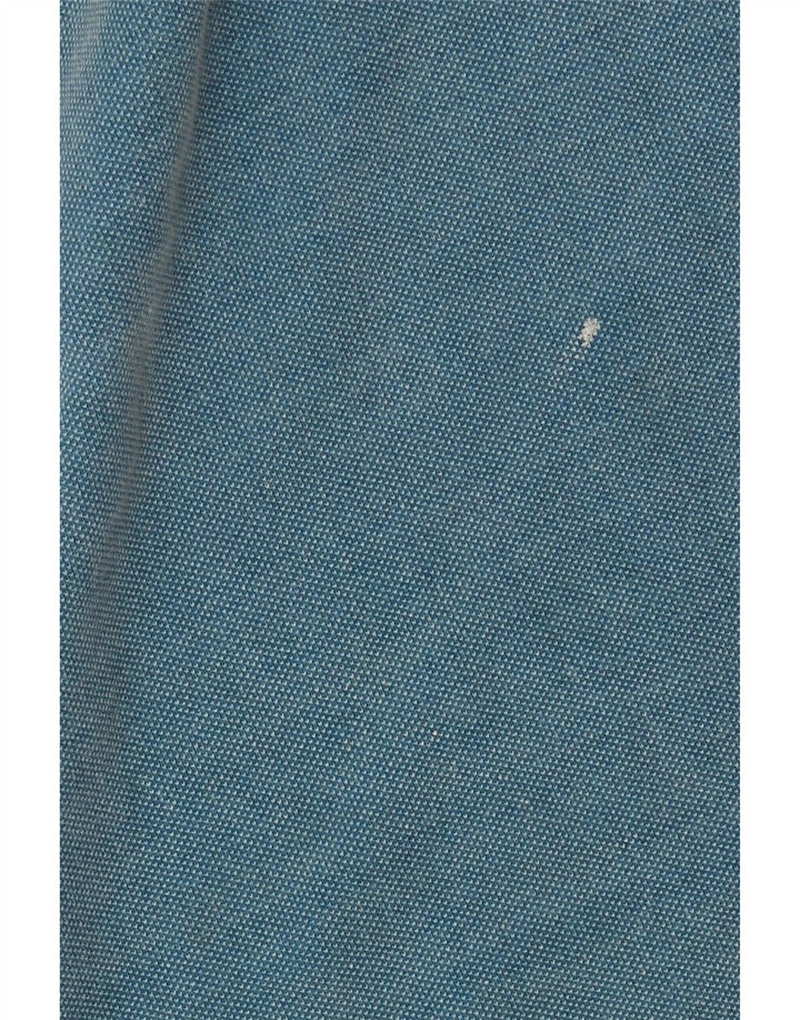 Sudadera con capucha y cuello con cremallera para hombre Fat Face Jersey de algodón azul medio