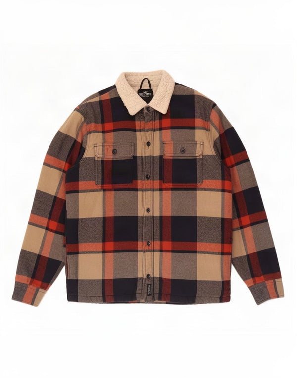 Camisa Hollister Lumberjack De Franela De Algodón A Cuadros Multicolor Grande Para Hombre