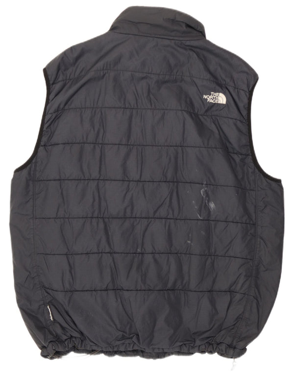 The North Face Chaleco acolchado con cremallera para hombre UK 42 XL Poliéster negro