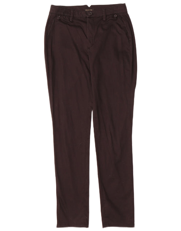 Massimo Dutti Pantalón Chino Slim Mujer EU 38 Small W26 L29 Negro