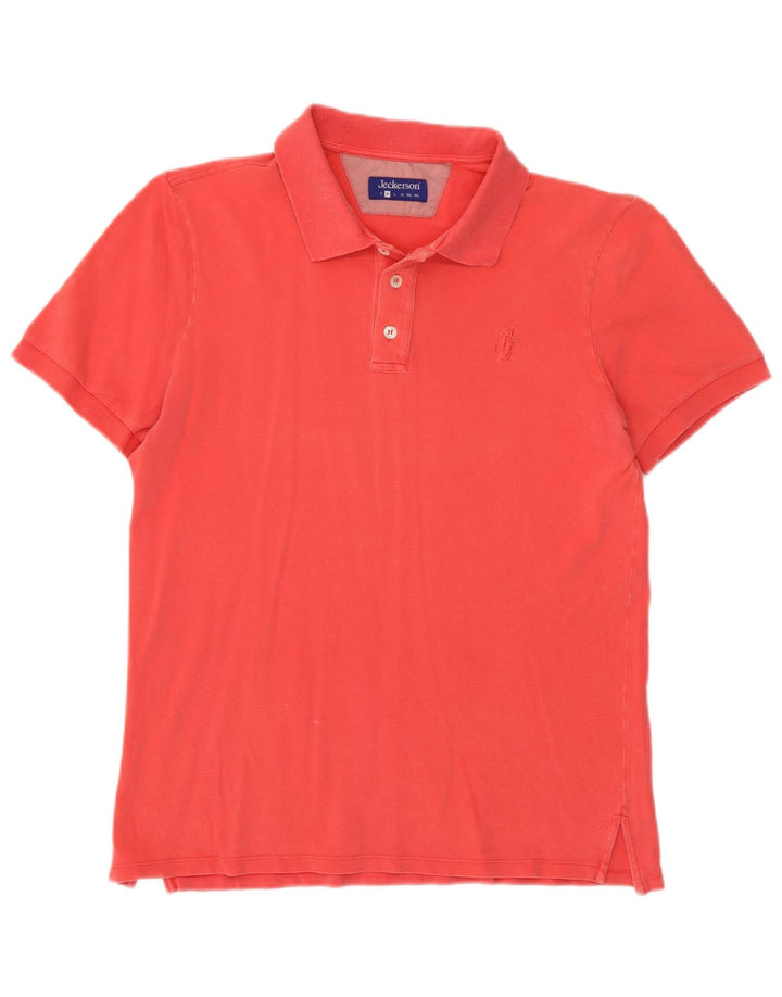Polo Jeckerson Hombre De Algodón Rosa Medio