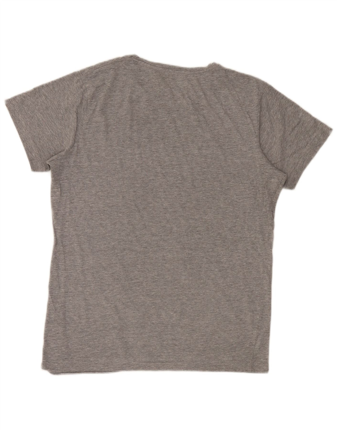 Jack & Jones Hombre Camiseta gráfica Top Algodón moteado gris medio