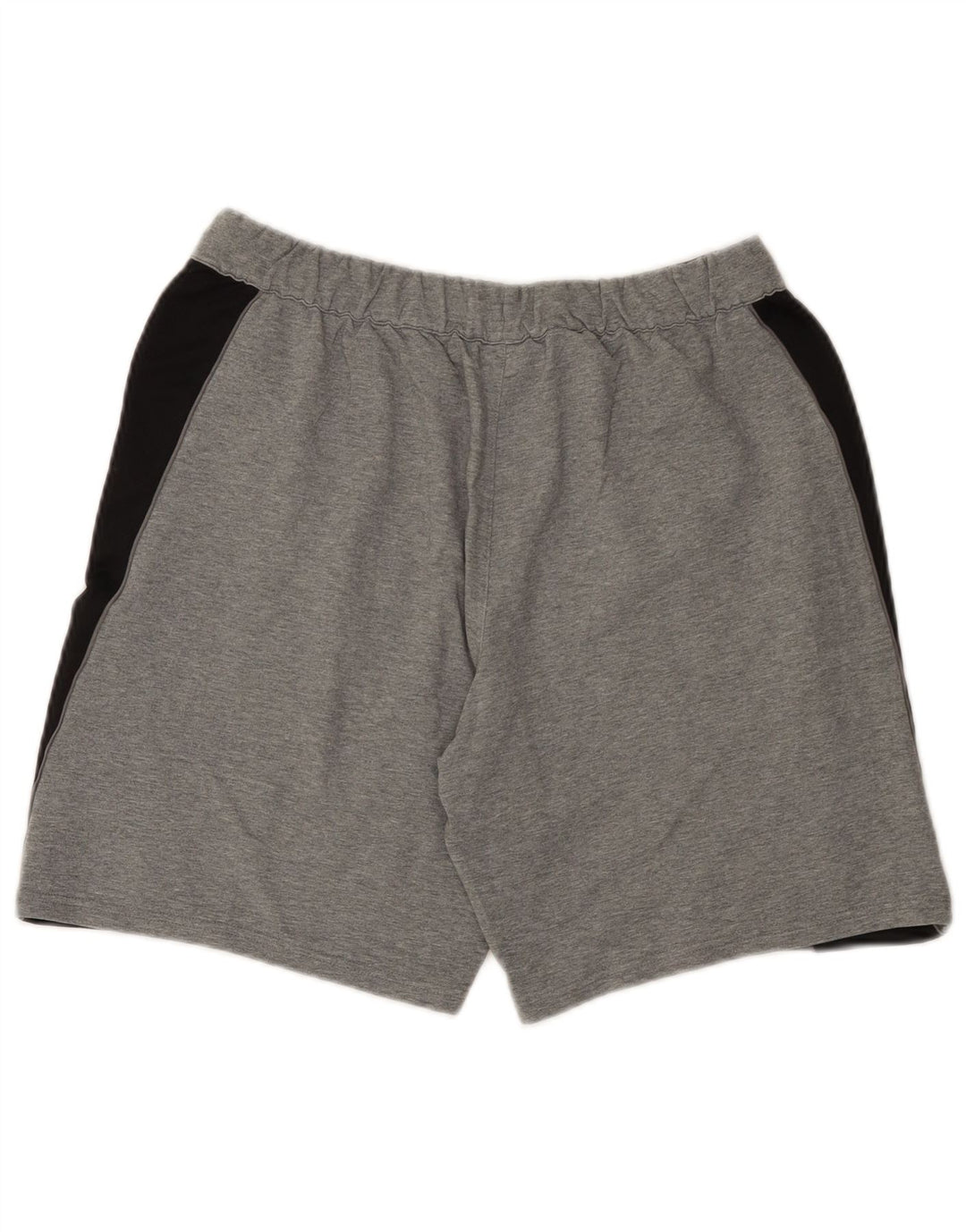 Pantalones cortos deportivos Puma para hombre de algodón color block en gris medio