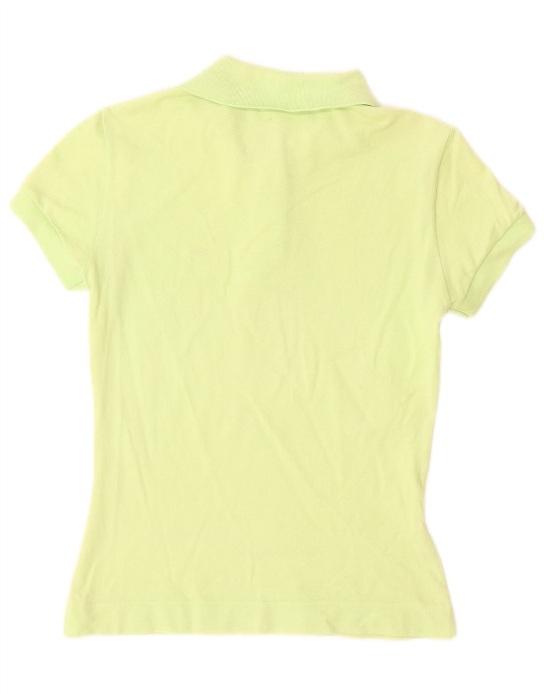 Polo Lacoste Mujer Talla 38 Algodón Verde Medio