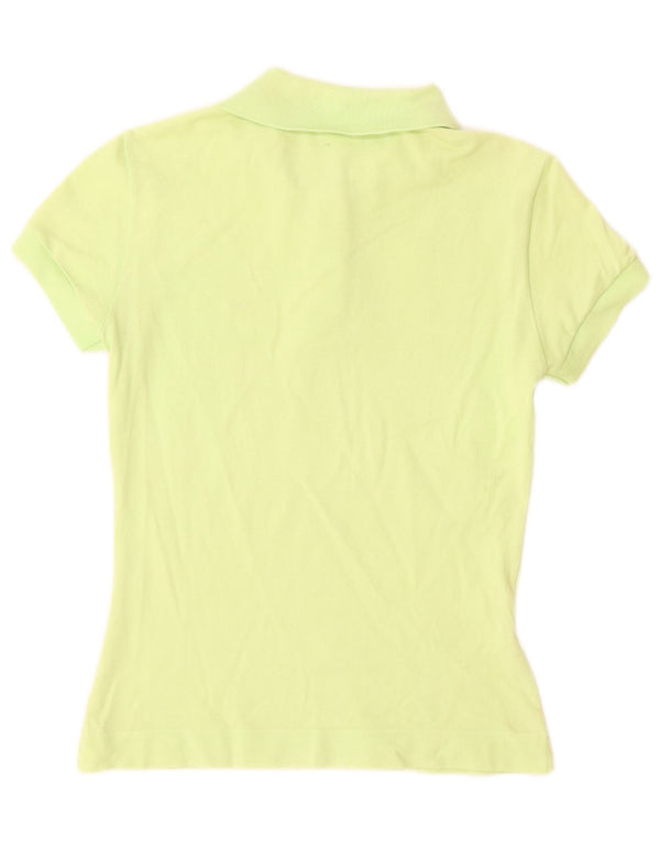 Polo Lacoste Mujer Talla 38 Algodón Verde Medio