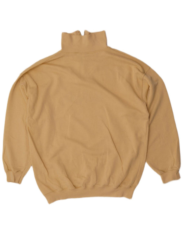 Marc Gibaldi Mens Golf Graphic Zip Neck Sudadera Jumper Grande Amarillo