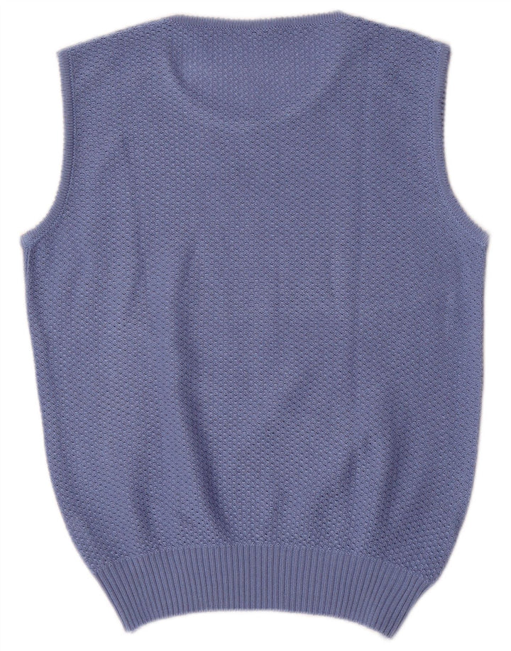 Silvana Camiseta sin mangas para mujer IT 48 XL Acrílico azul