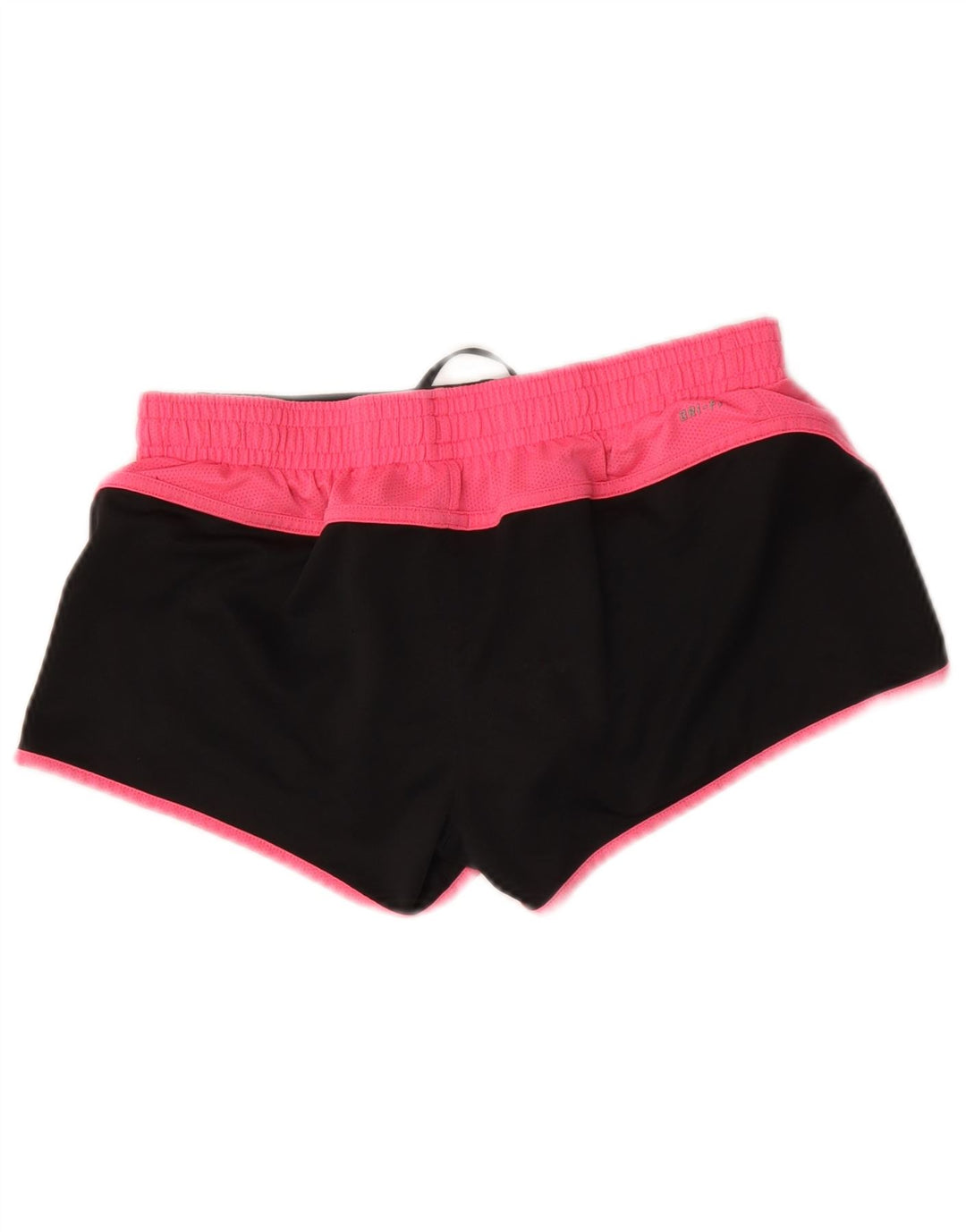 Nike - Pantalones cortos deportivos Dri Fit para mujer, talla M, color negro, poliéster