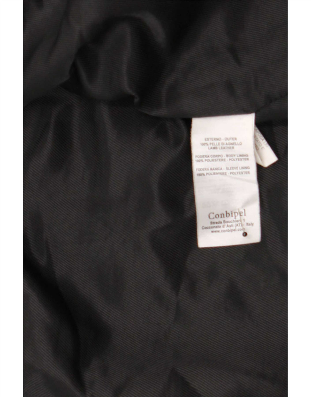 Conbipel Chaqueta motera de cuero para hombre IT 48 Medium Black