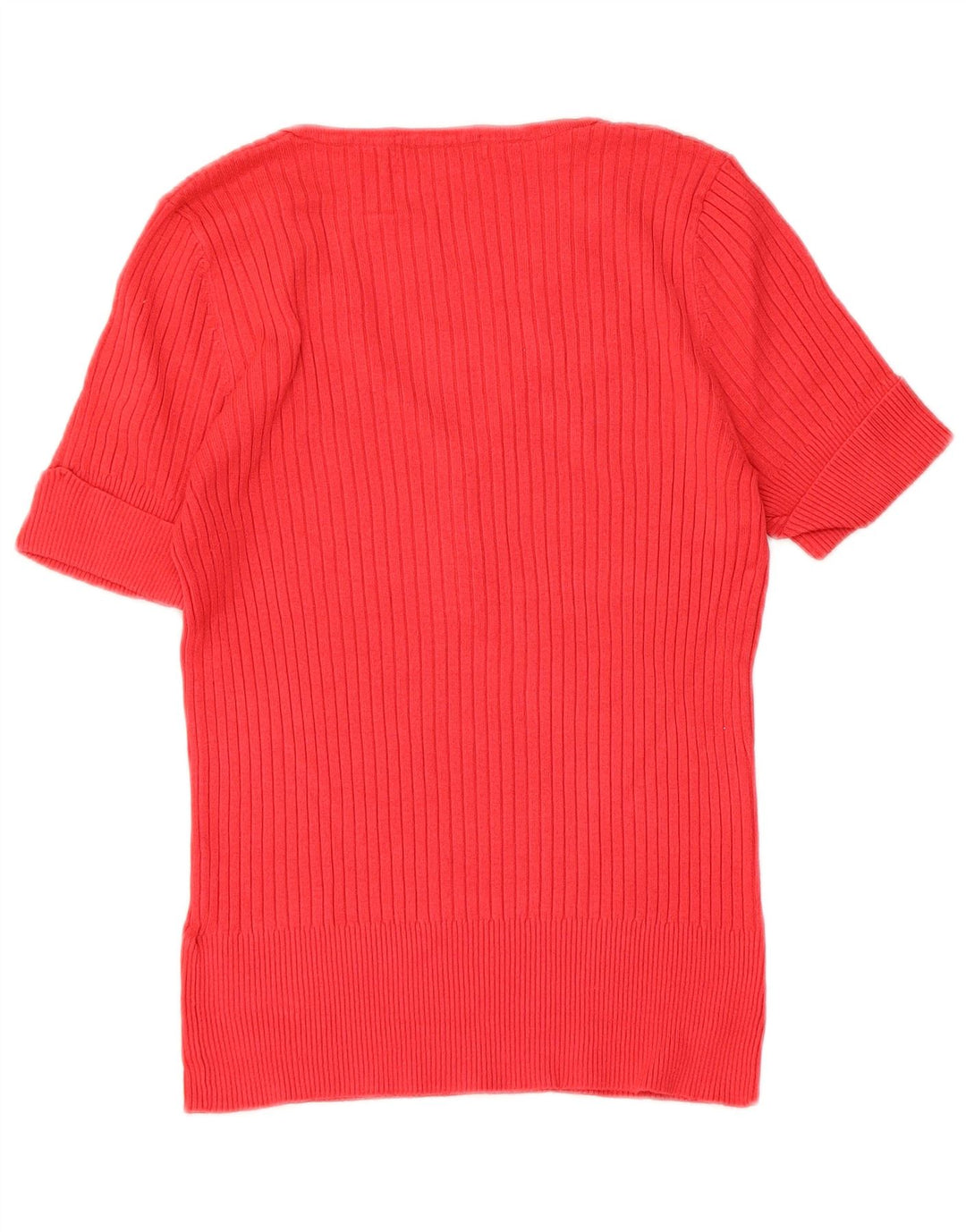 Marks & Spencer Camiseta para Mujer Top UK 44 Medium Viscosa Roja