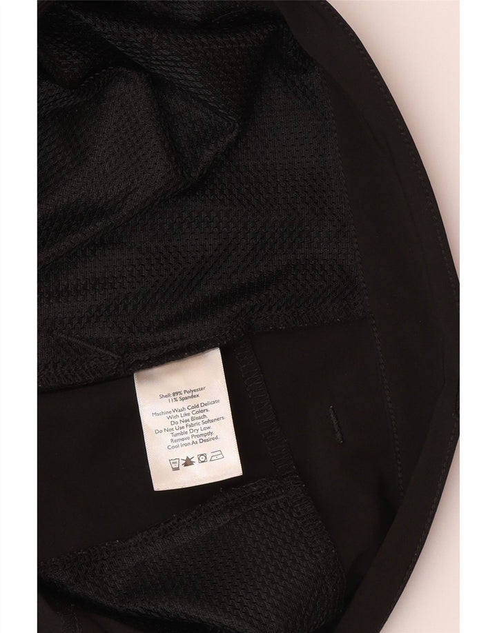 Eddie Bauer Pantalones cortos casuales para mujer US 14 XL W34 Poliéster negro