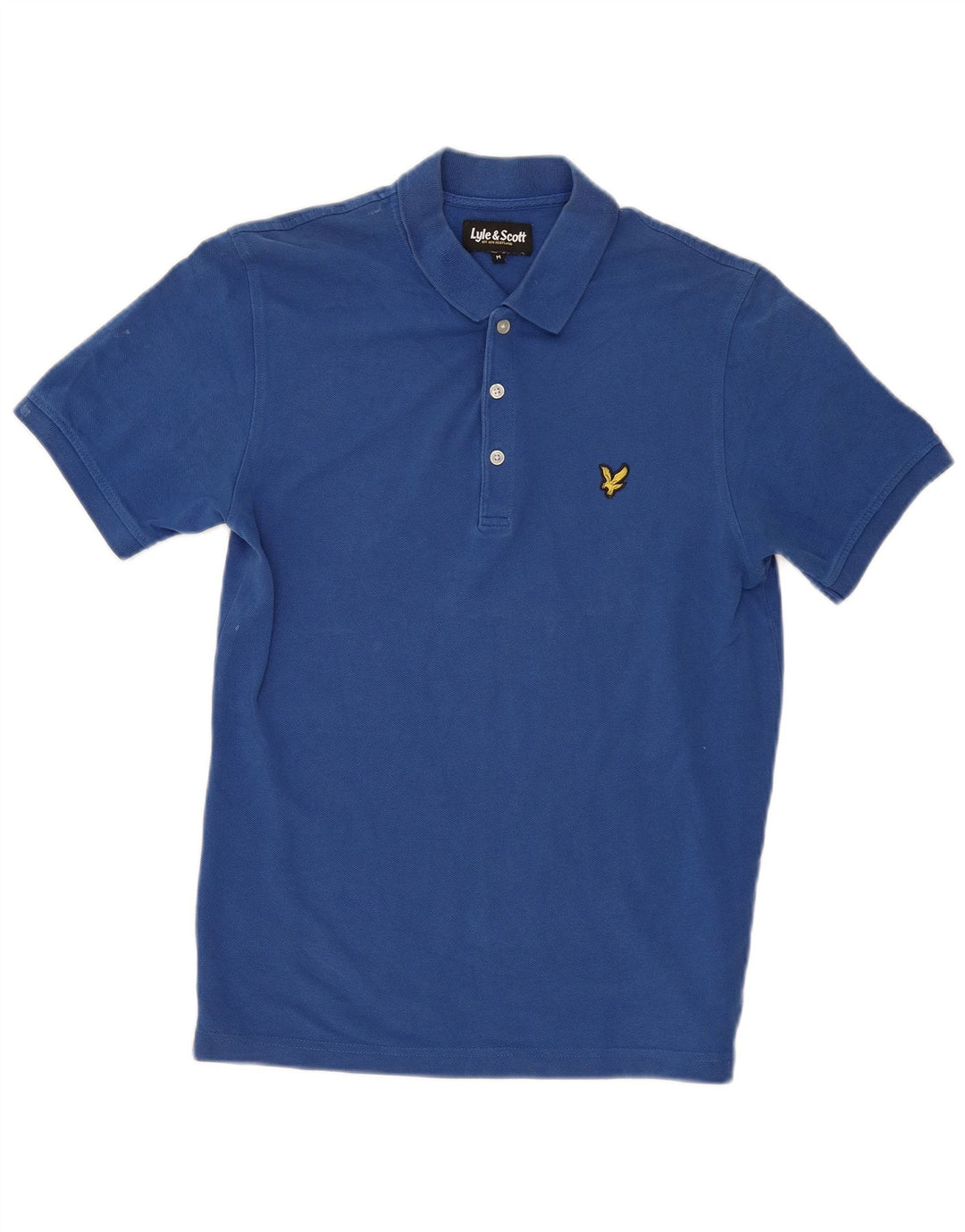 Lyle & Scott Polo Hombre Algodón Azul Medio
