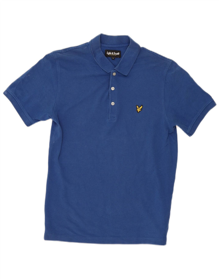 Lyle & Scott Polo Hombre Algodón Azul Medio