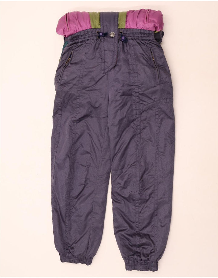 Ninety Eight Mono de esquí para mujer UK 40 Mediano Azul marino Colorblock