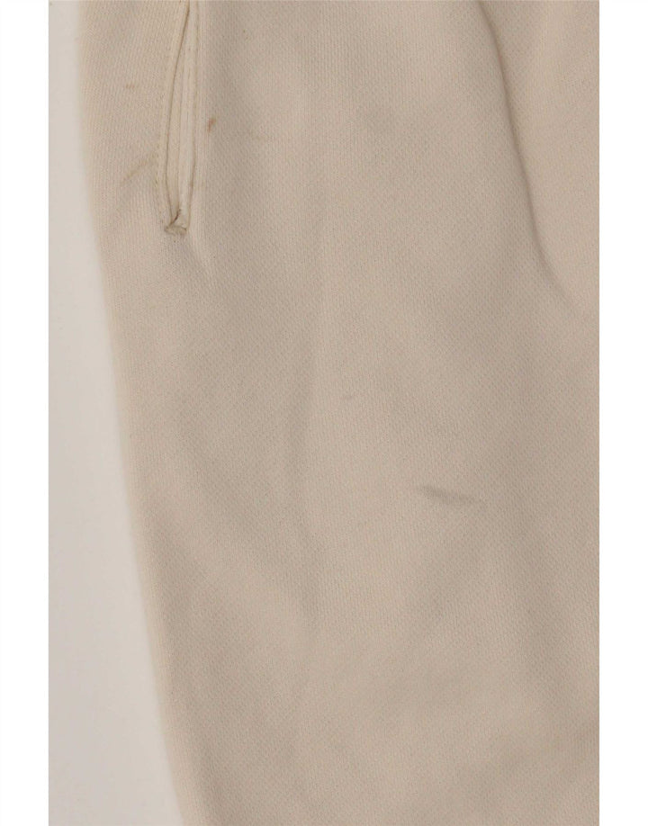 Ellesse Shorts deportivos para hombre de algodón blanco roto mediano