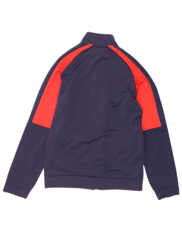 Puma - Chaqueta de chándal con gráfico para niño, 13-14 años, color azul marino