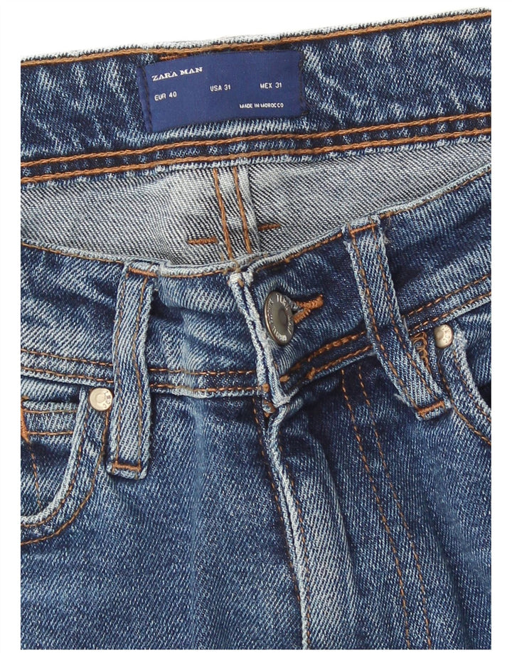 Zara Vaqueros pitillo para hombre EU 40 Medium W31 L30 Azul