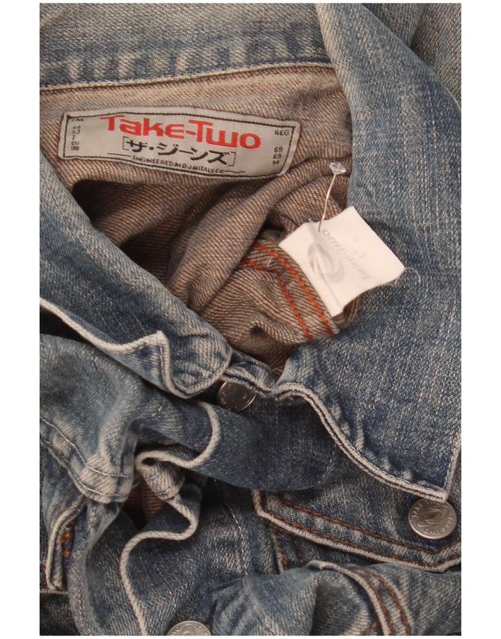 Take Two Chaqueta vaquera para hombre UK 40 Algodón azul grande