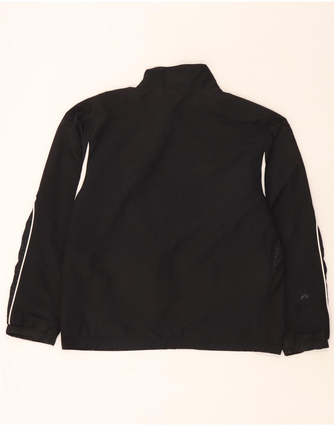 Umbro Hombre Chándal Top Chaqueta Grande Negro Geométrico Poliéster