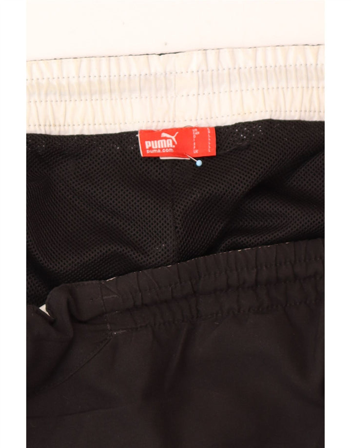 PUMA Pantalones de chándal para hombre, talla grande, negro
