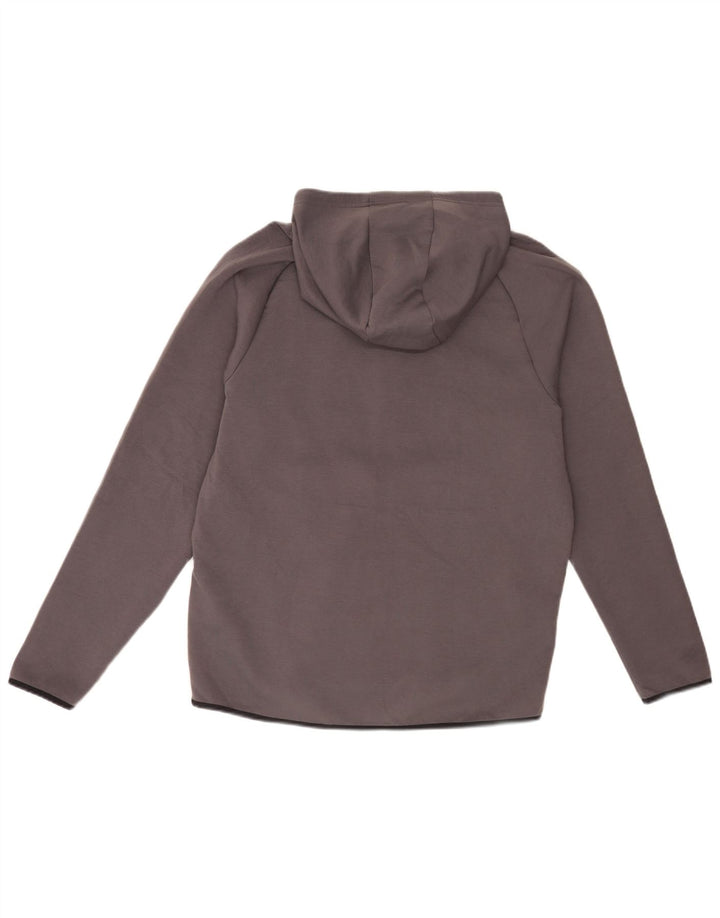 Under Armour Sudadera con capucha y cremallera para hombre Poliéster gris grande