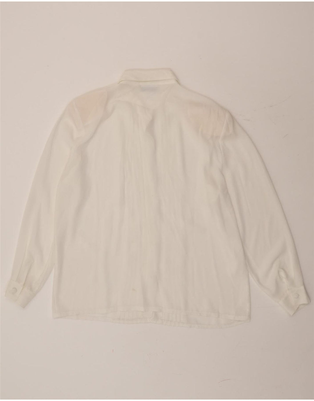 Alfred Dunner Blusa transparente para mujer UK 40 Grande Blanco
