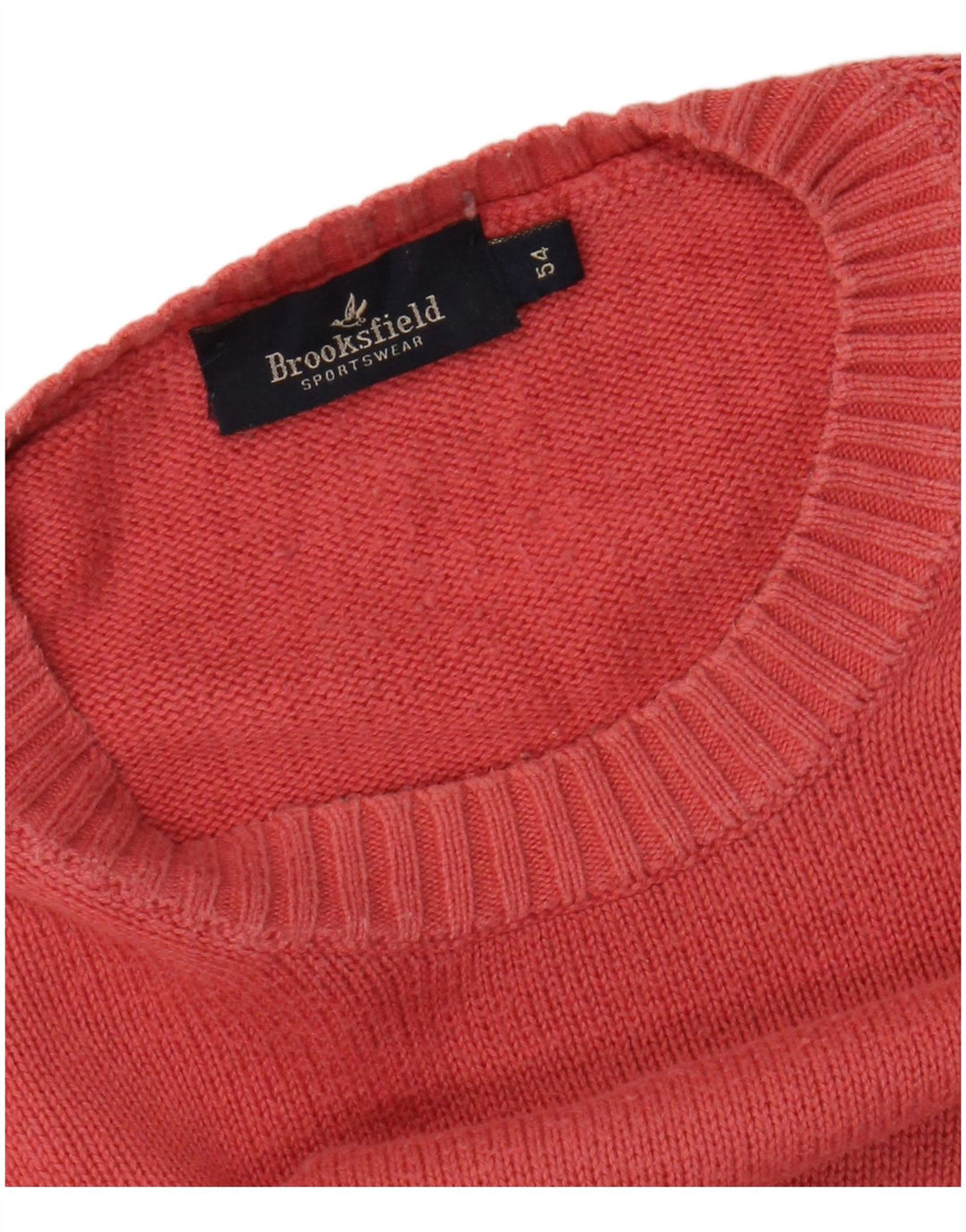 Brooksfield Jersey de cuello redondo para hombre IT 54 XL Rosa