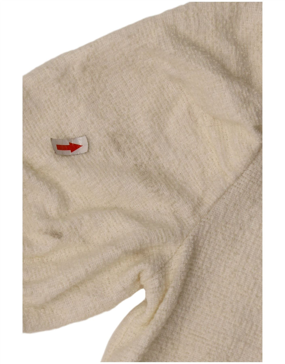 Zara Mujer Vestido Tubo UK 8 Pequeño Algodón Blanco