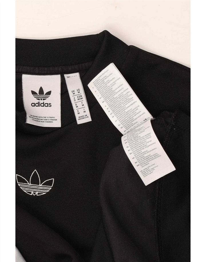 Adidas Hombre Sudadera Gráfica Jumper Medium Negro Colorblock Poliéster
