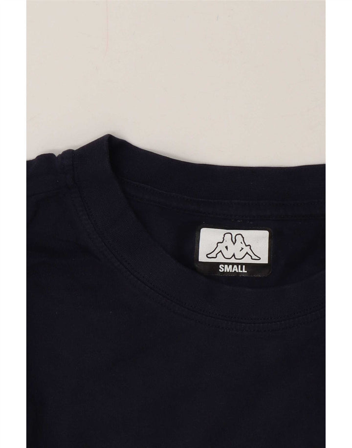 Kappa - Camiseta gráfica para hombre, talla pequeña, azul marino