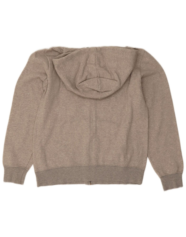 Champion Sudadera con capucha y cremallera gráfica para mujer Reino Unido 46 Algodón gris grande