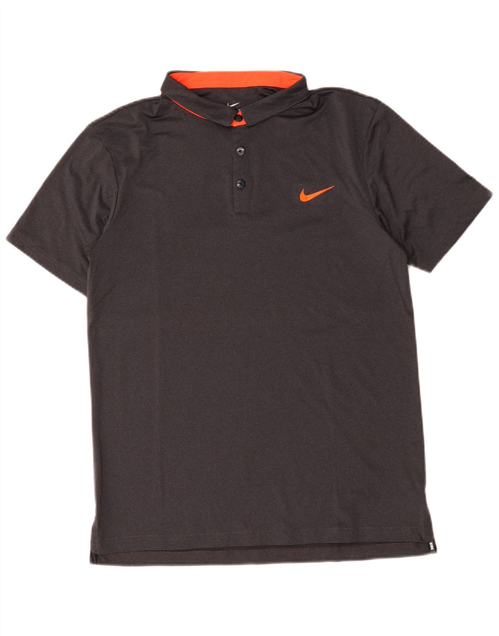 Polo Nike Hombre Poliéster Gris Medio