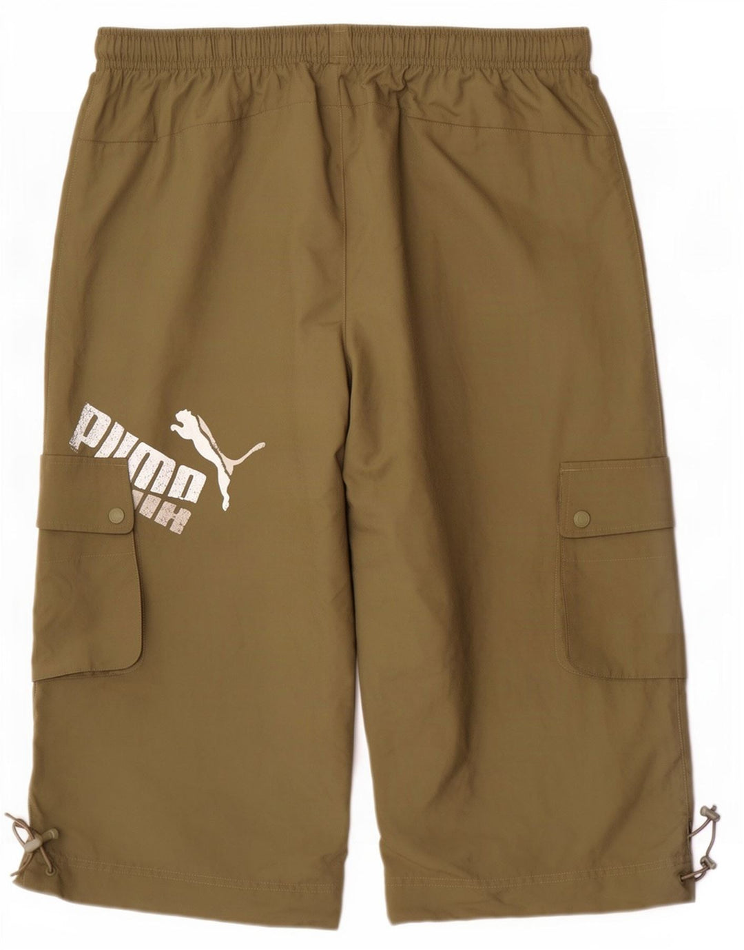 Puma Bermudas gráficas para Hombre Pantalones Cortos Deportivos XL Caqui