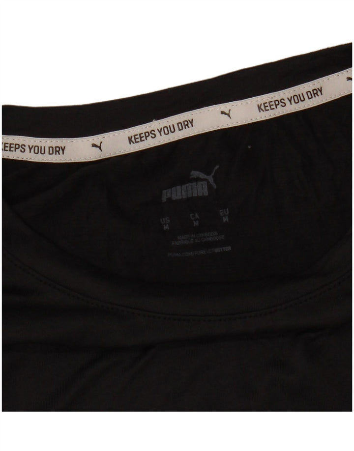 PUMA Camiseta corta para mujer UK 14 Medium Black