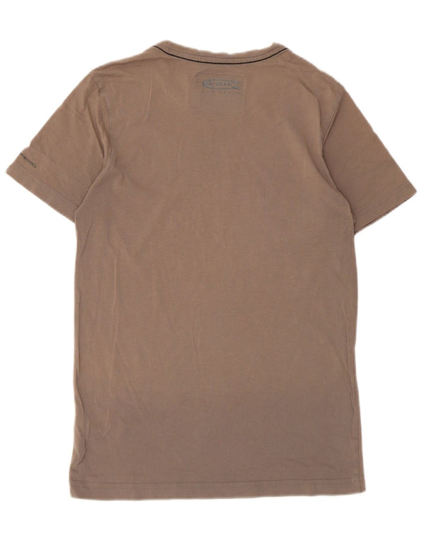 G-Star Hombre Camiseta Gráfica Top Small Marrón Algodón