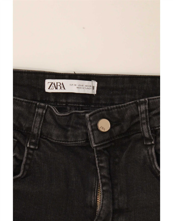 Zara Vaqueros Rectos Mujer EU 38 Small W28 L26 Negro